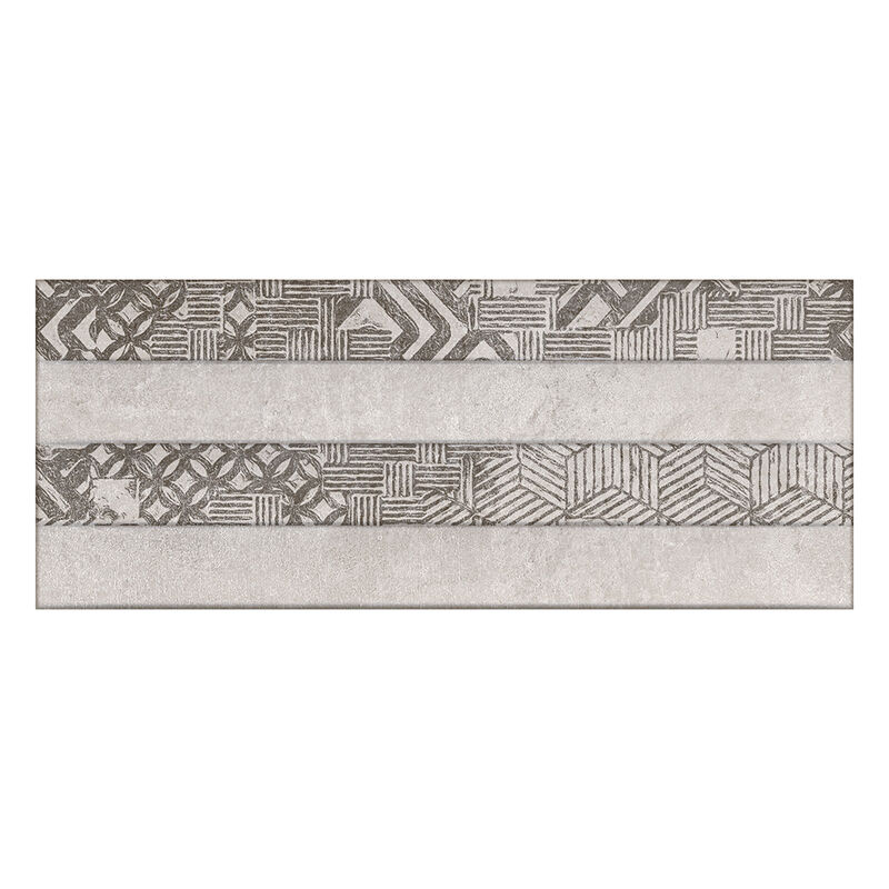 CERÁMICO ESMALTADO MAGMA GRIS DECO MATE 18.7X46.6 CM