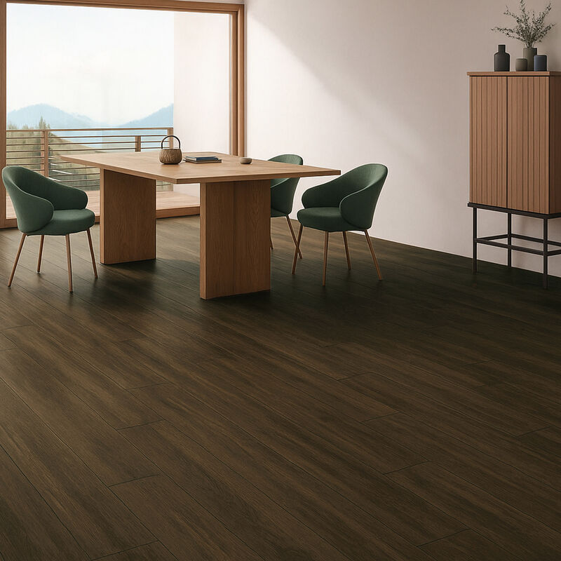 SEMIGRES ESMALTADO MADERO BROWN MATE 20X122 CM