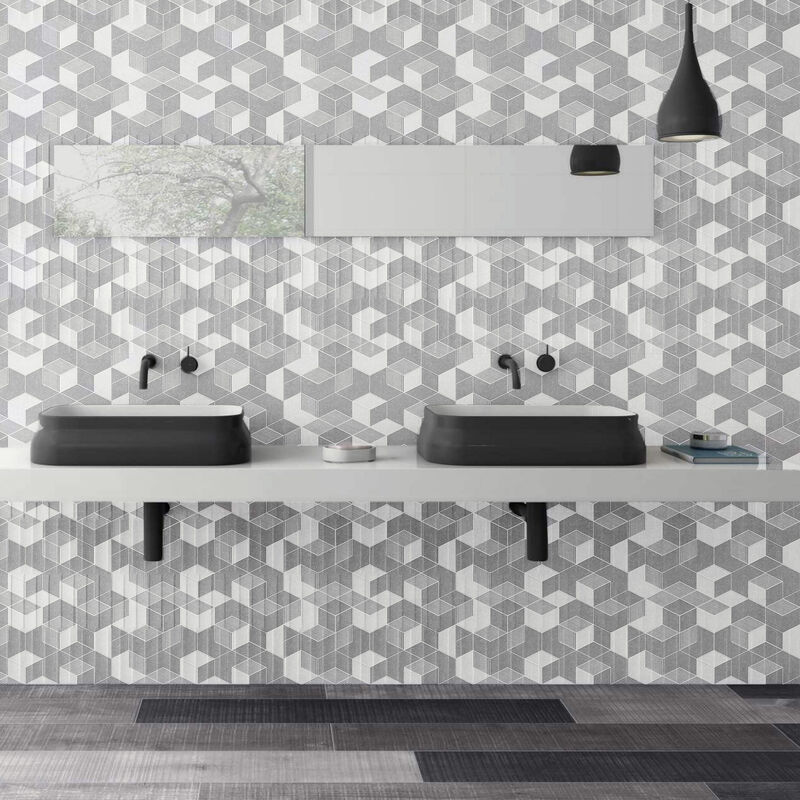 CERÁMICO ESMALTADO KUBIC BRILLO 30X60 CM