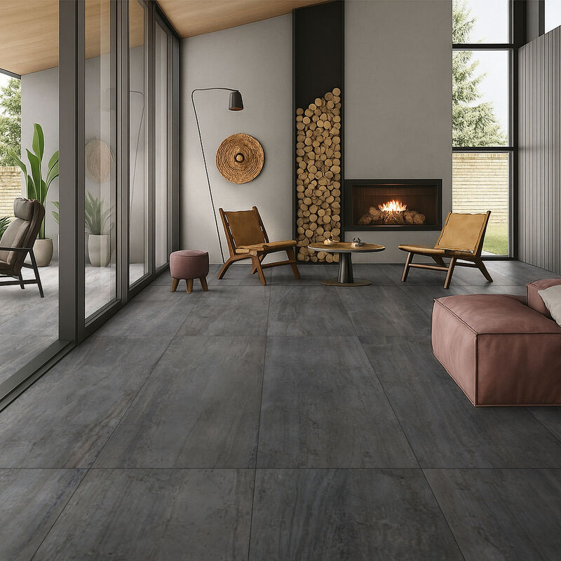 SEMIGRES ESMALTADO KLEPER GRAY MATE 60X120 CM