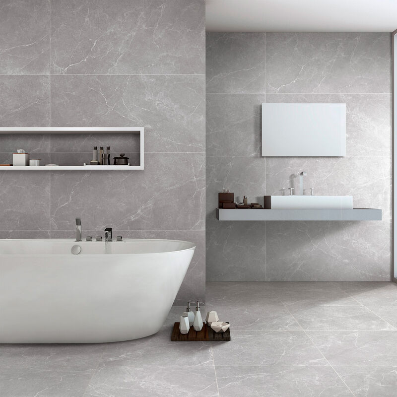 GRES PORCELÁNICO ESMALTADO FORTUNE GRIGIO MATE 60X120 CM