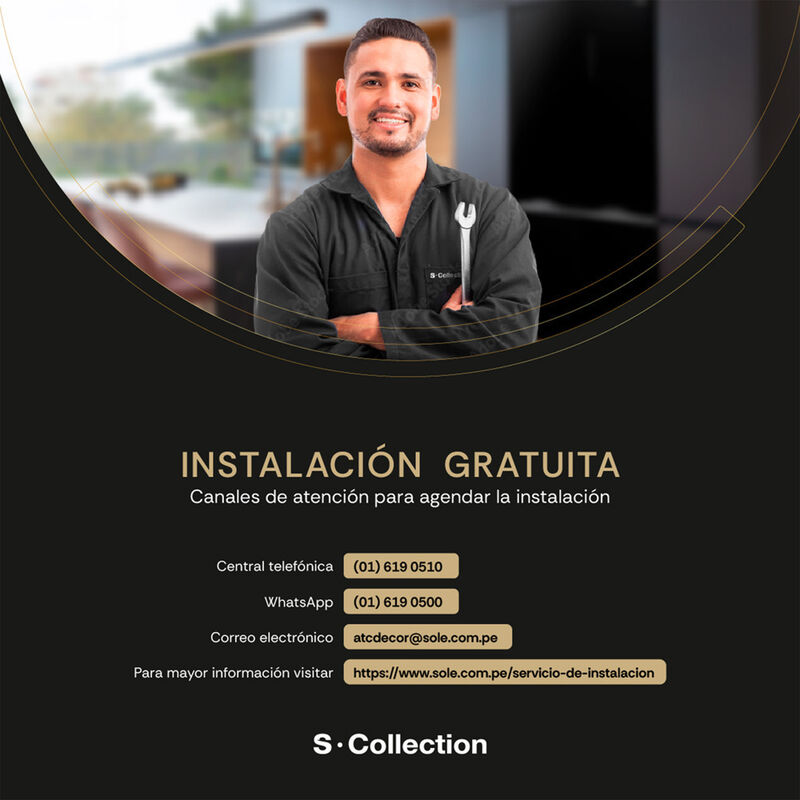S-COLLECTION COMBO DE COCINA SOLCO064+TURE90CO+SOLHO018+SOLREF513INOX