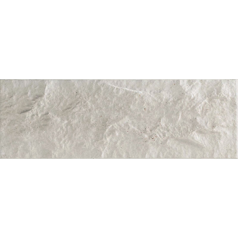 PORCELANATO ESMALTADO ANDES WHITE RÚSTICO 15X45 CM