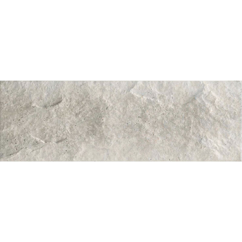 PORCELANATO ESMALTADO ANDES WHITE RÚSTICO 15X45 CM