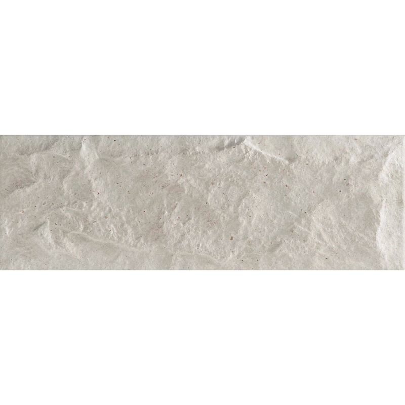 PORCELANATO ESMALTADO ANDES WHITE RÚSTICO 15X45 CM