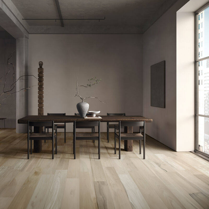 PORCELANATO ESMALTADO WOOD DESIGN LIGHT WALNUT MATE 19.8X119.80 CM