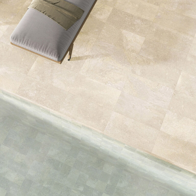 PORCELANATO ESMALTADO NUSA CREAM RÚSTICO 30X60 CM
