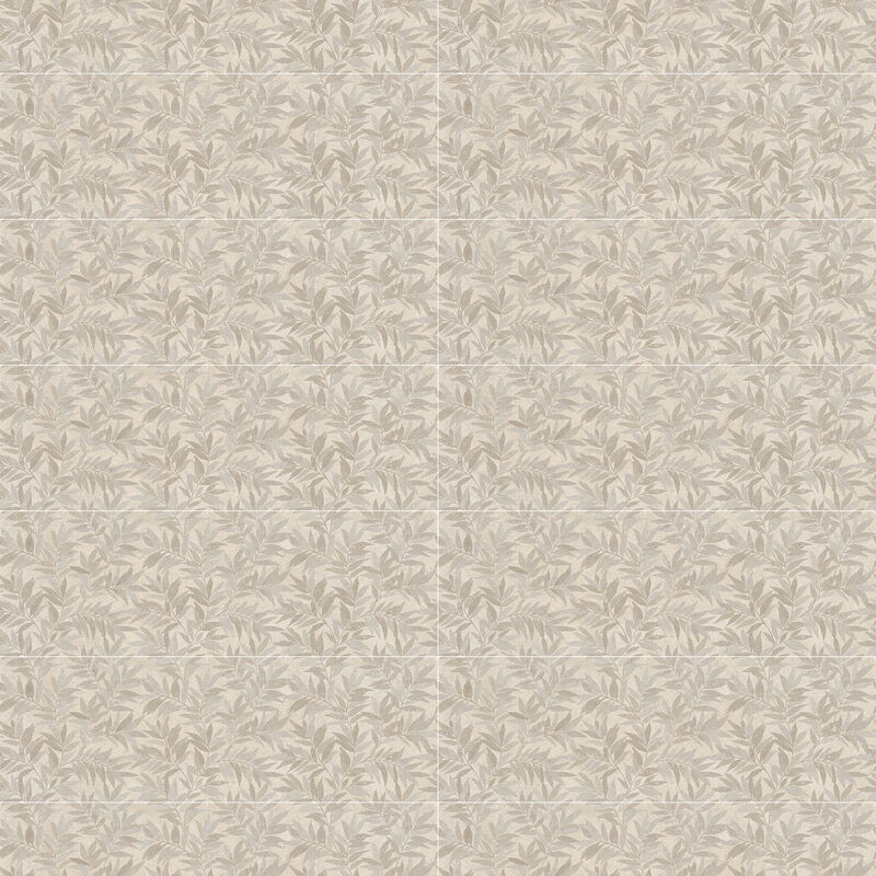 CERÁMICO ESMALTADO LIMESTONE SAND DECORO AGRIFOLIO MATE 40X120 CM