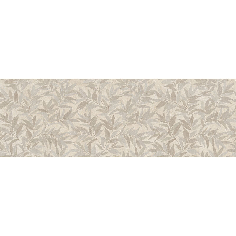 CERÁMICO ESMALTADO LIMESTONE SAND DECORO AGRIFOLIO MATE 40X120 CM