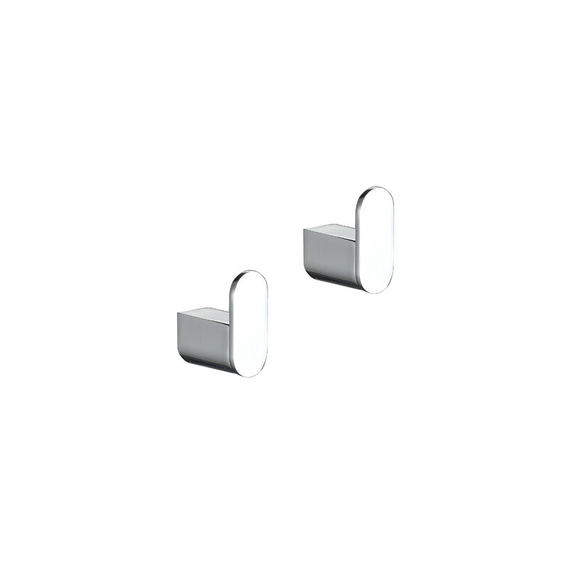 SET DE ACCESORIOS 5 PIEZAS STYLE CR(2PERCHEROS, 1 PORTARROLLO, 1 TOALLERO DE MANO Y
