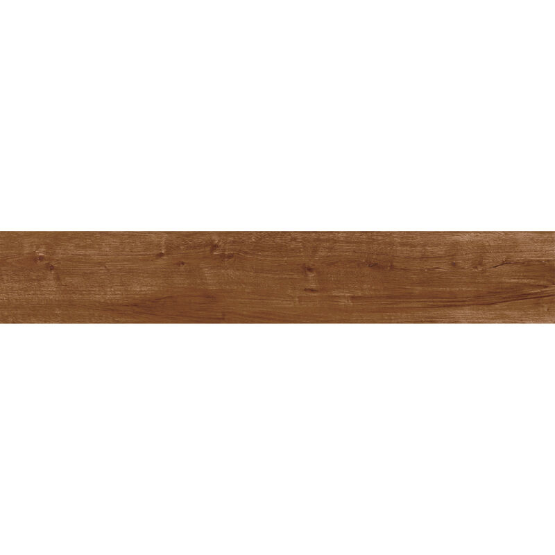GRES PORCELÁNICO ESMALTADO MADERO CASTAÑO MATE 20X122 CM