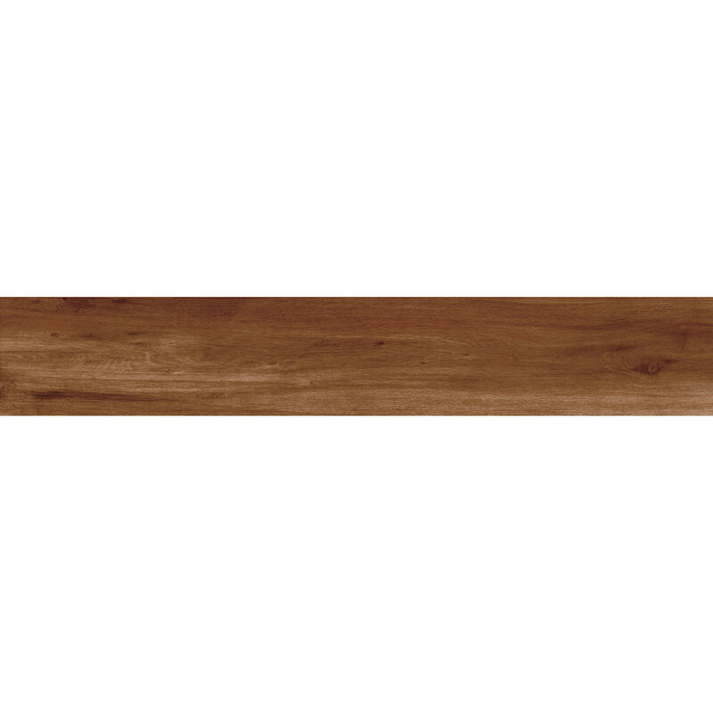 GRES PORCELÁNICO ESMALTADO MADERO CASTAÑO MATE 20X122 CM