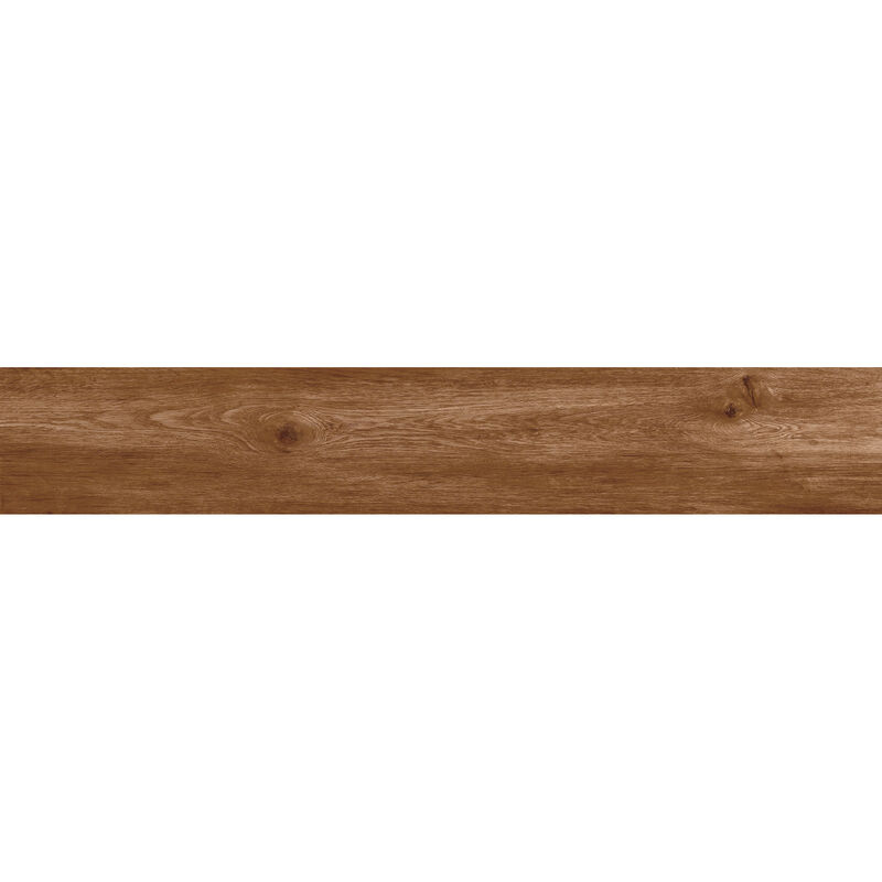 GRES PORCELÁNICO ESMALTADO MADERO CASTAÑO MATE 20X122 CM