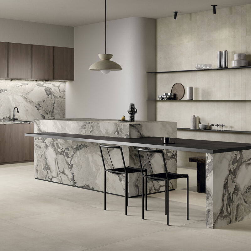 TABLERO POWER TOP CLIFF WHITE B PIEDRA SINTERIZADA - 163X324CM