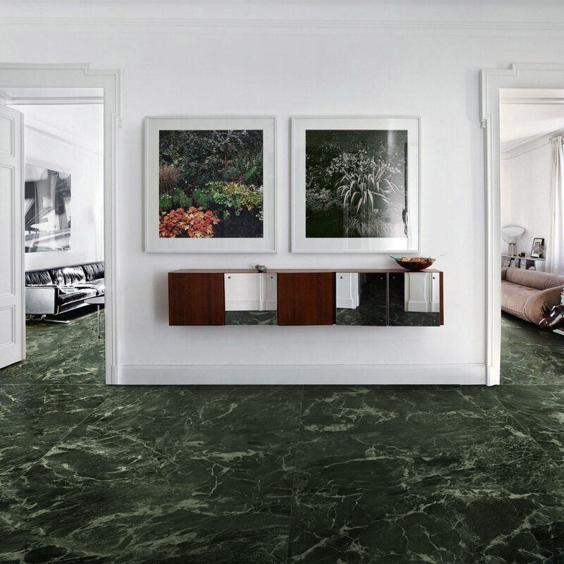 PORCELANATO ESMALTADO GRANDE MARBLE LOOK VERDE AVER MATE 120X278 CM