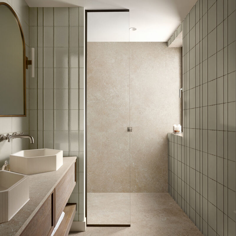 PORCELANATO ESMALTADO TERRAMATER DUNE STRUTTURA 3D RITMO LUX PULIDO 18.6X37.5 CM