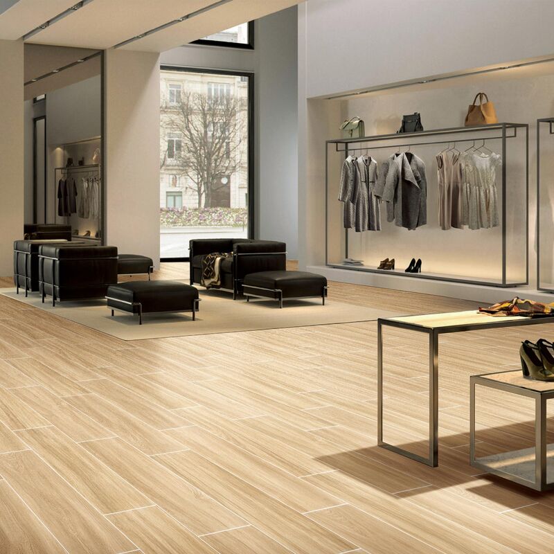 GRES PORCELÁNICO ESMALTADO COUNTRY BEIGE MATE 20X100 CM