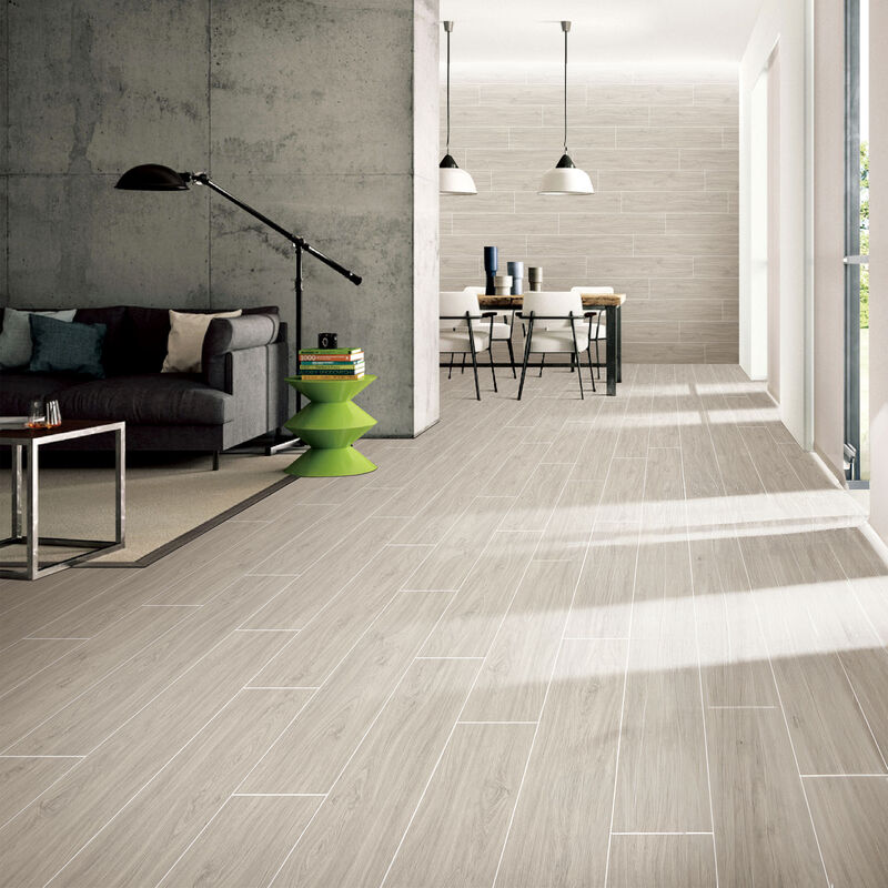 GRES PORCELÁNICO ESMALTADO COUNTRY GREIGE MATE 20X100 CM