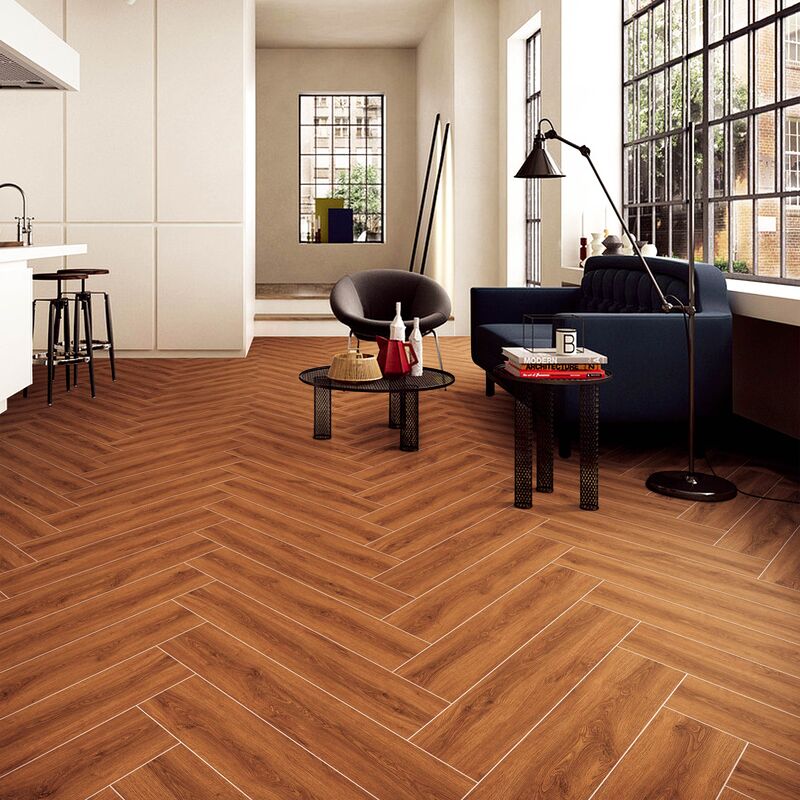 GRES PORCELÁNICO ESMALTADO COUNTRY CEREZO MATE 20X100 CM