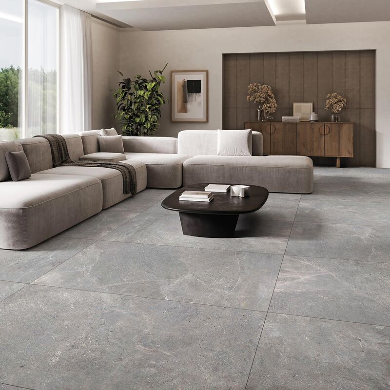PORCELANATO ESMALTADO RIVER CINDER MATE 60X120CM
