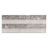 CERÁMICO ESMALTADO MAGMA GRIS DECO MATE 18.7X46.6 CM