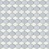CERÁMICO ESMALTADO NIVAL HEXA WHITE BRILLO 30X60 CM