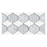 CERÁMICO ESMALTADO NIVAL HEXA WHITE BRILLO 30X60 CM