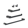 SET DE ACCESORIOS 5 PZAS STYLE NEG MATE (2PERCHEROS,1 PORTARROLLO ,1 TOALLERO DE MAN