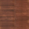 PORCELANATO ESMALTADO LUME CARAMEL MARRÓN BRILLO 6X24 CM