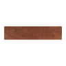 PORCELANATO ESMALTADO LUME CARAMEL MARRÓN BRILLO 6X24 CM