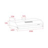 CAMPANA LINEAL CX-92120 90 CM 90X48 CM